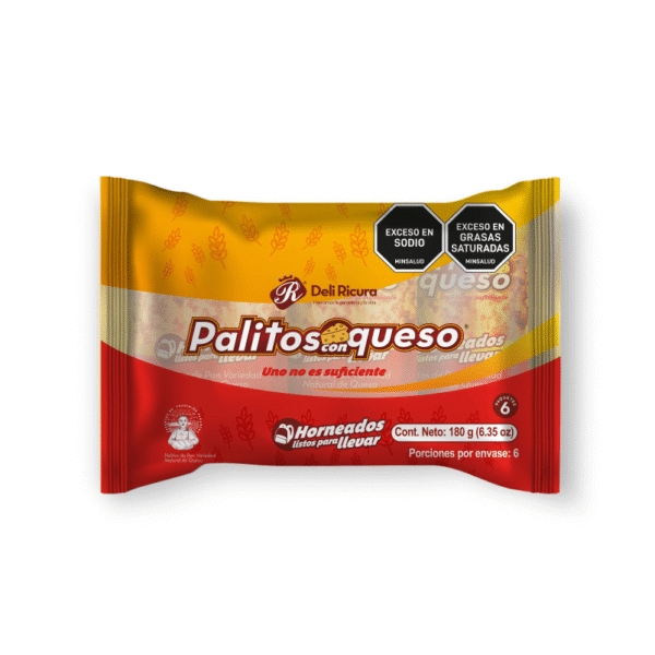 Palitos con Queso Bolsa *180g *6 Tripack