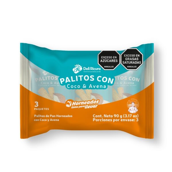 Palitos con Coco y Avena