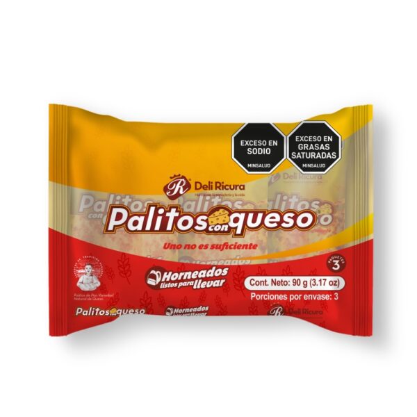 Palitos con Queso Bolsa x 90g (3 Tripack)