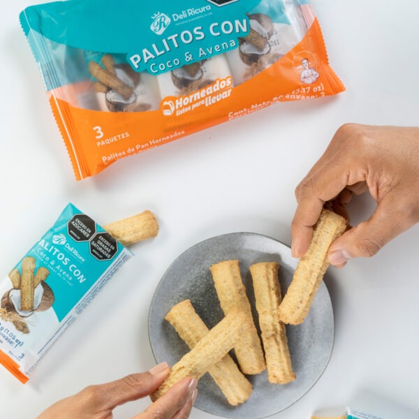 Palitos con Coco y Avena