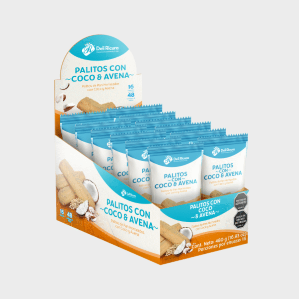 Palitos con Coco y Avena - Display x 16 Tripack x 480g