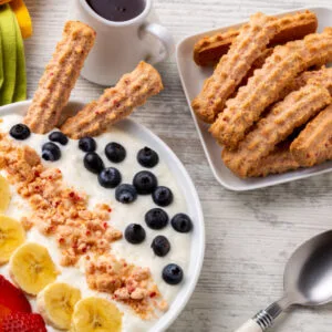 Palitos con Frutos Rojos y Avena